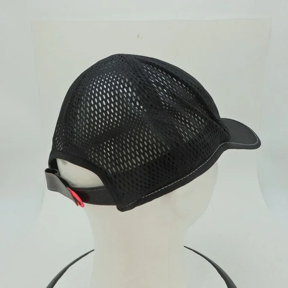 Hind Black Mesh Ventilated Baseball Cap Adjustable Strap Men Sport Running - Picture 7 of 12